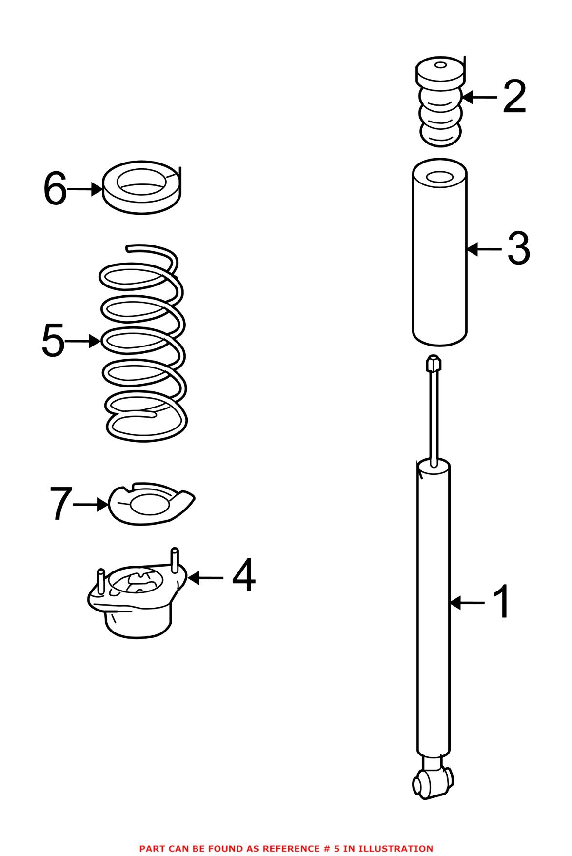 Mercedes Coil Spring - Rear 2043240704